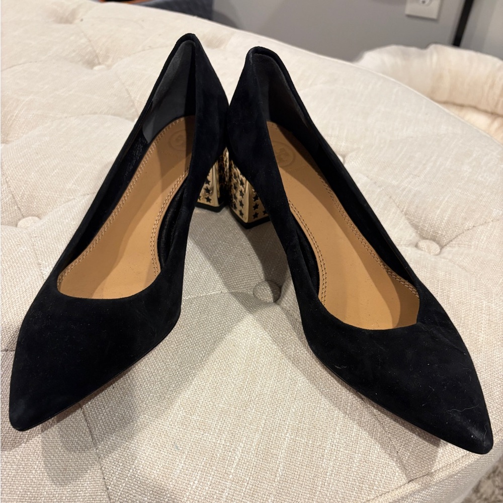 Tory Burch Olympia Suede Heels